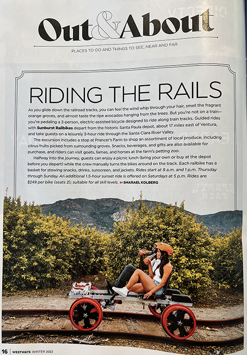 Out & About: Riding the Rails